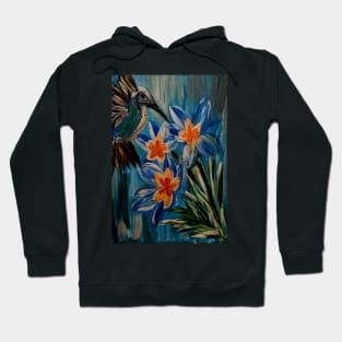 hummingbirds feeding on some nectar Hoodie